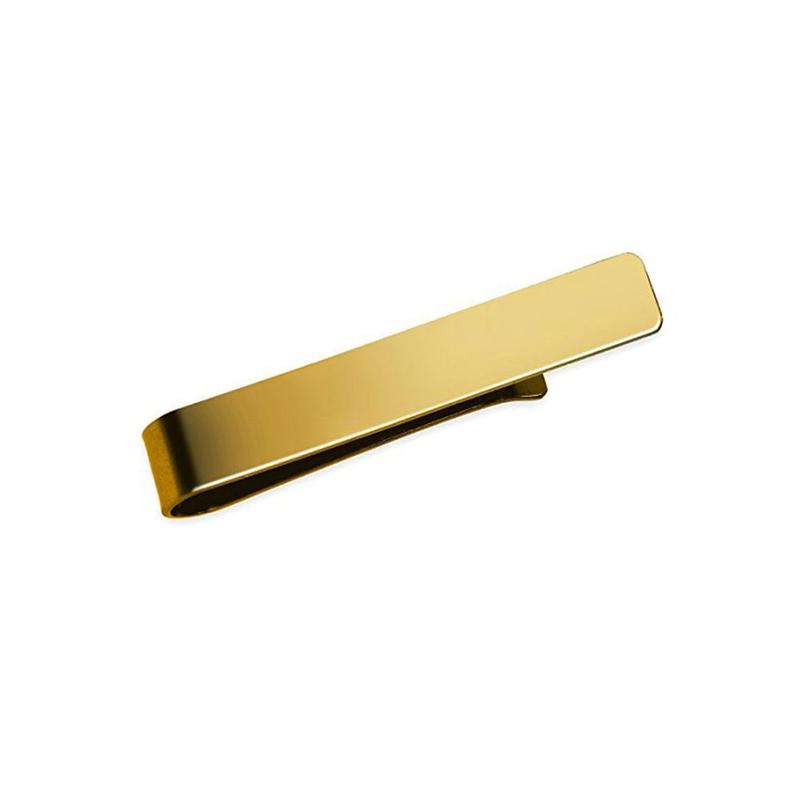 Goupille Simple de pince d'agrafe de fermoir de barre de cravate de ton d'acier inoxydable des hommes de luxe