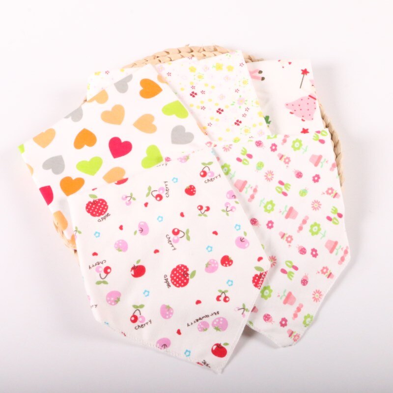 20 pezzi/lottp Del bambino Del Cotone Bavaglini 2 Strati Babador Bandana Bavaglini per Bambini Sciarpa Delle Ragazze Dei Ragazzi Del bambino pettorina Panni Del rutto Del bambino regalo1-3 anno