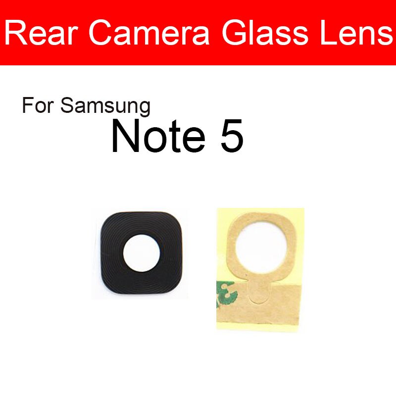 Zurück Kamera Glas Objektiv Für Samsung Galaxis Hinweis 3 4 5 8 9 10 Plus Lite Hinten Kamera Glas Objektiv mit Klebstoff Kleber Ersatz Teil: Hinweis 5