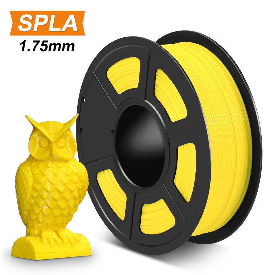 Sunlu 3D Printer Filament Spla 1Kg 1.75Mm 3d Filament S Pla Printing Materialen: SPLA Yellow