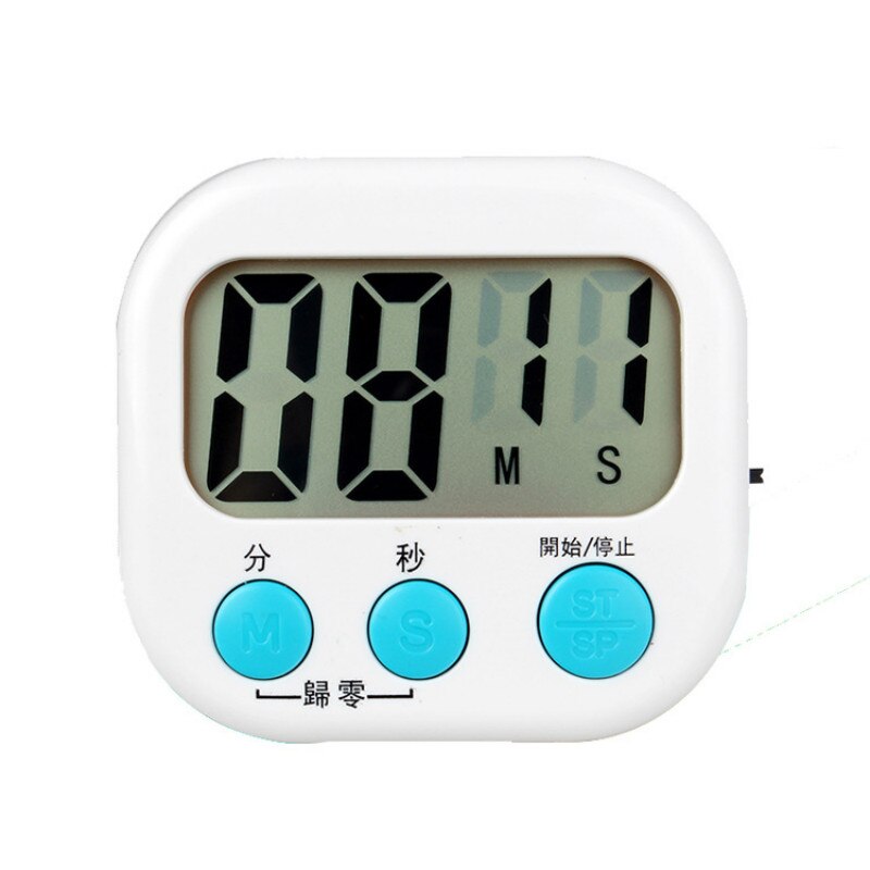 Direct Selling Special Offer Multi Plastic Round Electronic Timer Kitchen Countdown Timers 5ZCF233: white