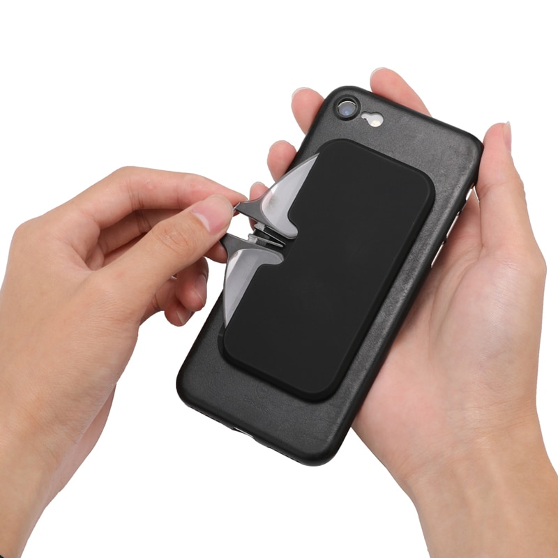 Legless Clamp nose Presbyopic Glasses For Both Men And Women Portable Sticky Mobile Phone To Send Ultra-Thin Glasses Case