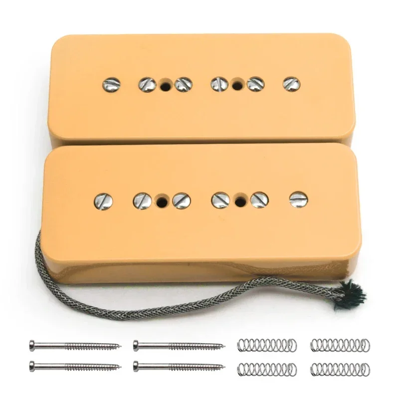 Vintage alnico 2 p90 soapbar gitarpickup, alnico ii pickup for 6- strengs elektrisk gitar, gitartilbehør: Marineblå