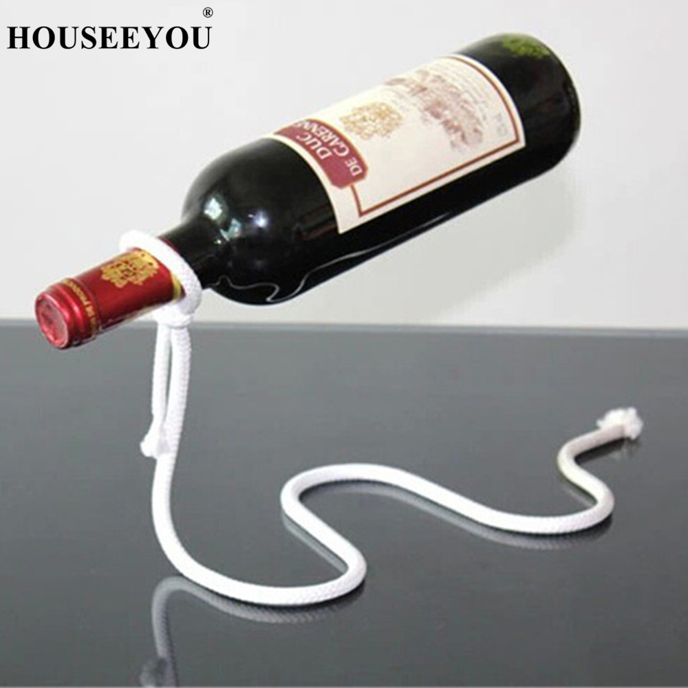 Metal art én flaske vinreoler flaskeholder display stand hylder køkken spisestue kælder bar dekorativ