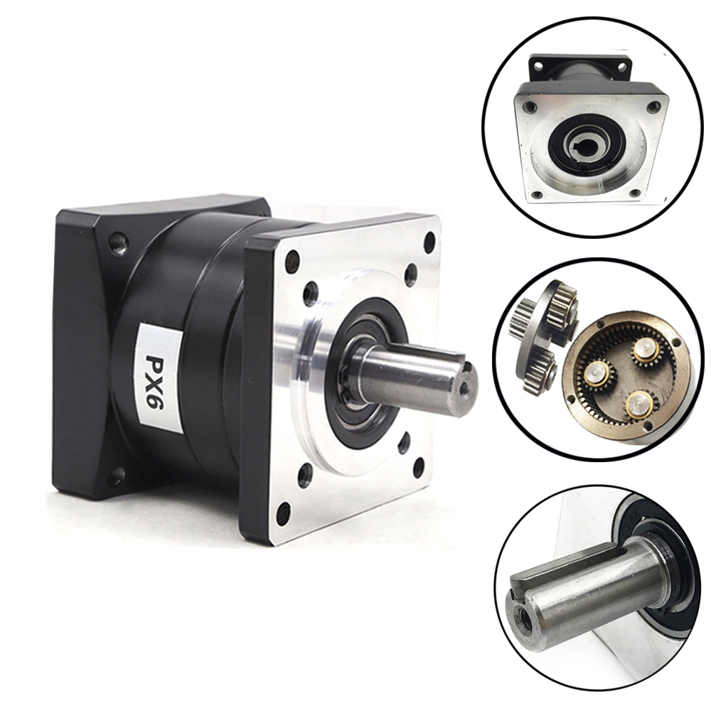 Réducteur planétaire Nema 24, arbre de 14mm, rapport de vitesse 3:1, moteurs pas à pas, boîte de vitesses 60mm, 200W-600W, Servo moteur planétaire Nema 24