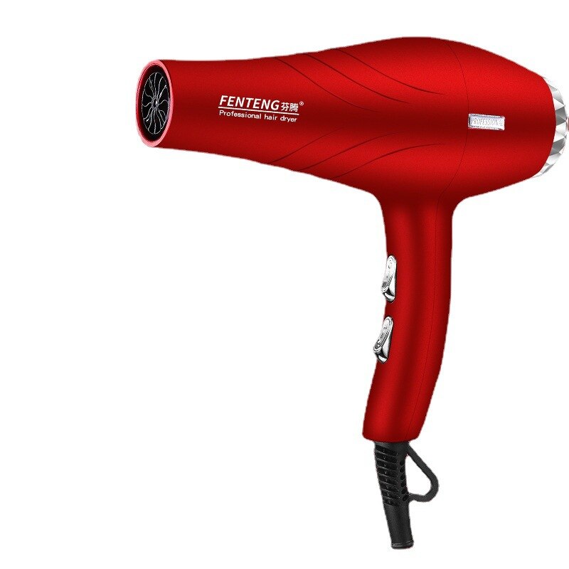Hair Dryer High Power Styling Tools Blow Dryer and Cold EU Plug Hairdryer 220-240V Machine 1000W Hair Dryer: Red