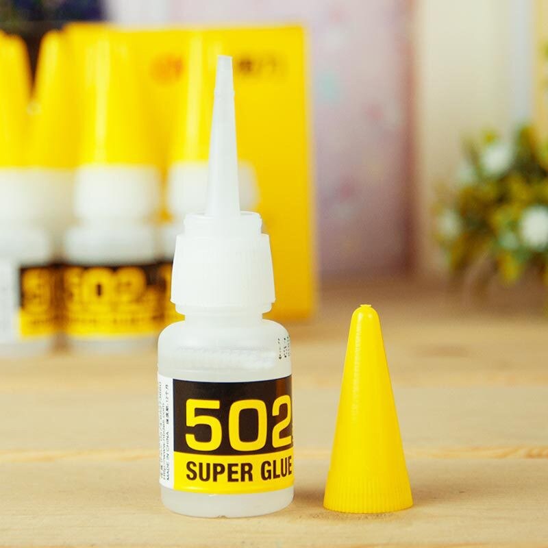 50Pcs Super Strong 502 Glue Rubber Fabric Plastic Paste Wood Epoxy Resin Cyanoacrylate Adhesive Quick Bonding Cement Gum Sealant