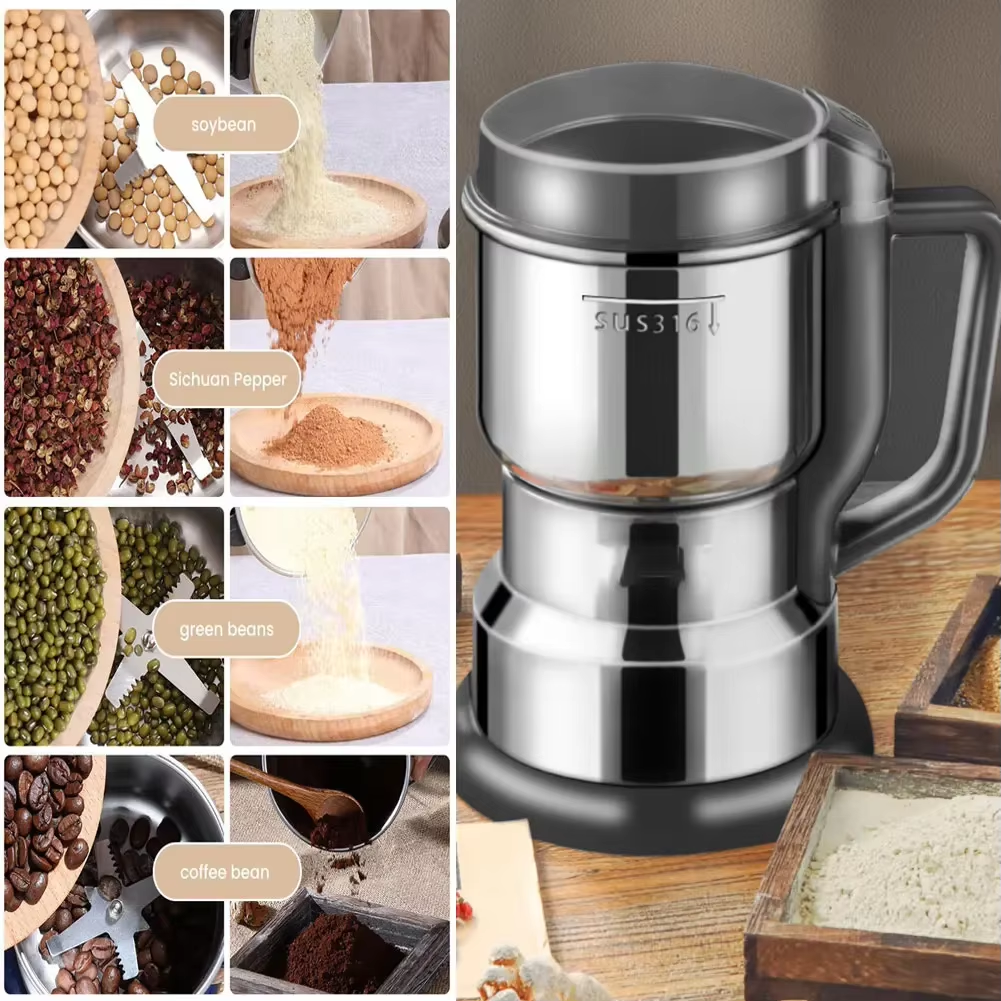 High Power Elektrische Kaffeemühle Küche Getreide Nüsse Bohnen Gewürze Körner Mühle Maschine Multifunktionale Hause Kaffeemühle
