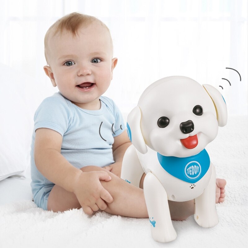 Rc Robot Hond Smart Puppy Teddy Programmeerbare Afstandsbediening Elektronische Huisdier Speelgoed M89C