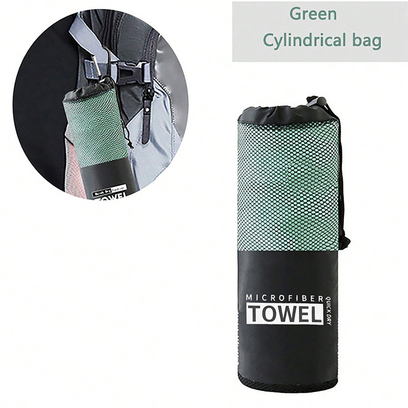 Sneldrogende sporthanddoek 73 x 149cm blauw grijs groen oranje zwemmen sportschool fitness kamperen hardlopen strand washandje handdoeken: Grijs