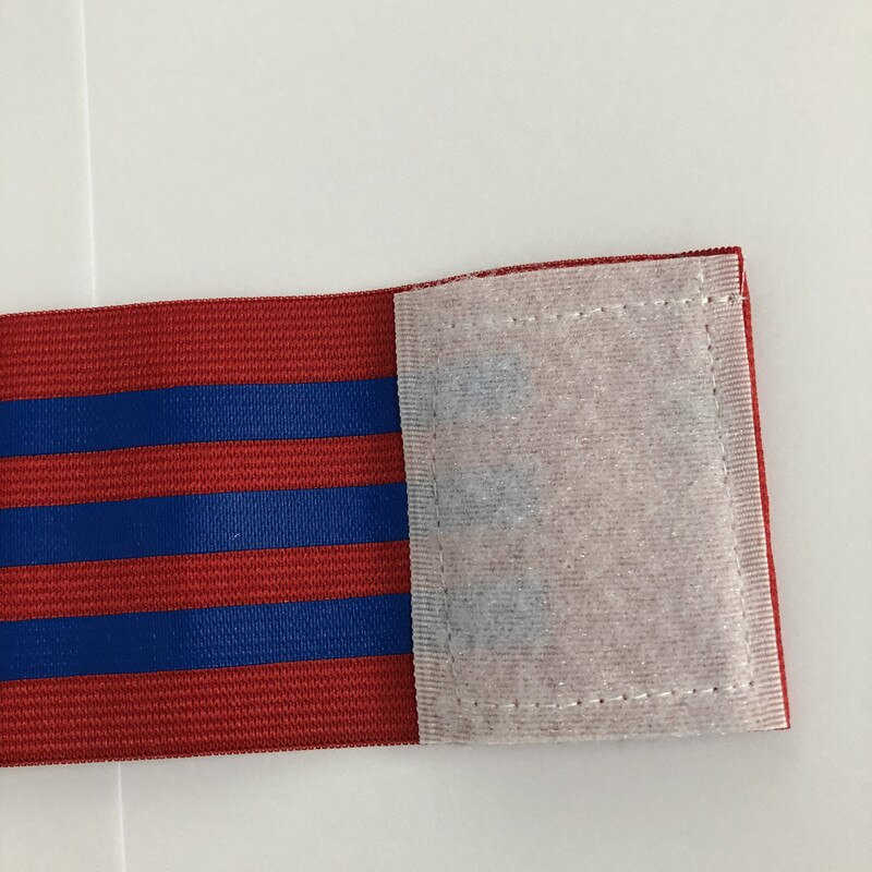 1 Pcs Voetbal Arm Band Leider Wedstrijd Professionele Voetbal Armband Captain Armband Verstelbare Voetbal Armband Band