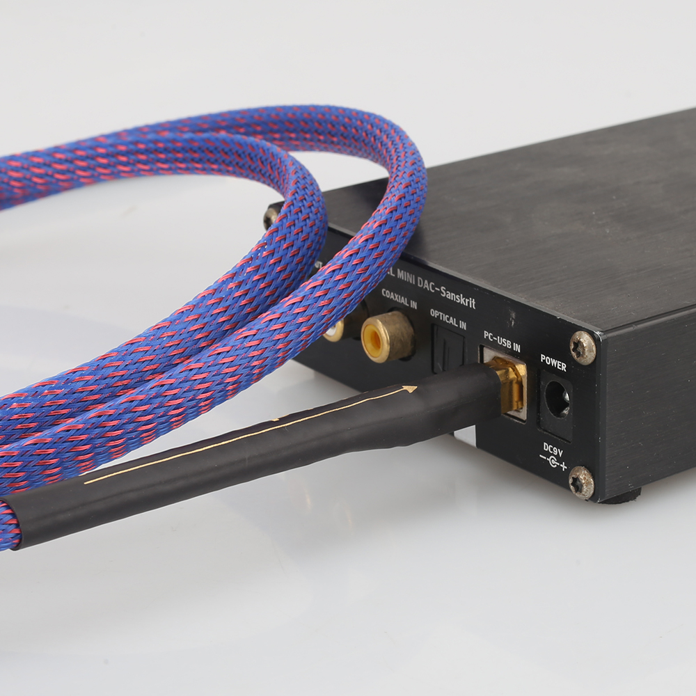 A53+DW27 Hi-End Copper USB audio cable data USB cable DAC USB hifi cable A-B usb cable