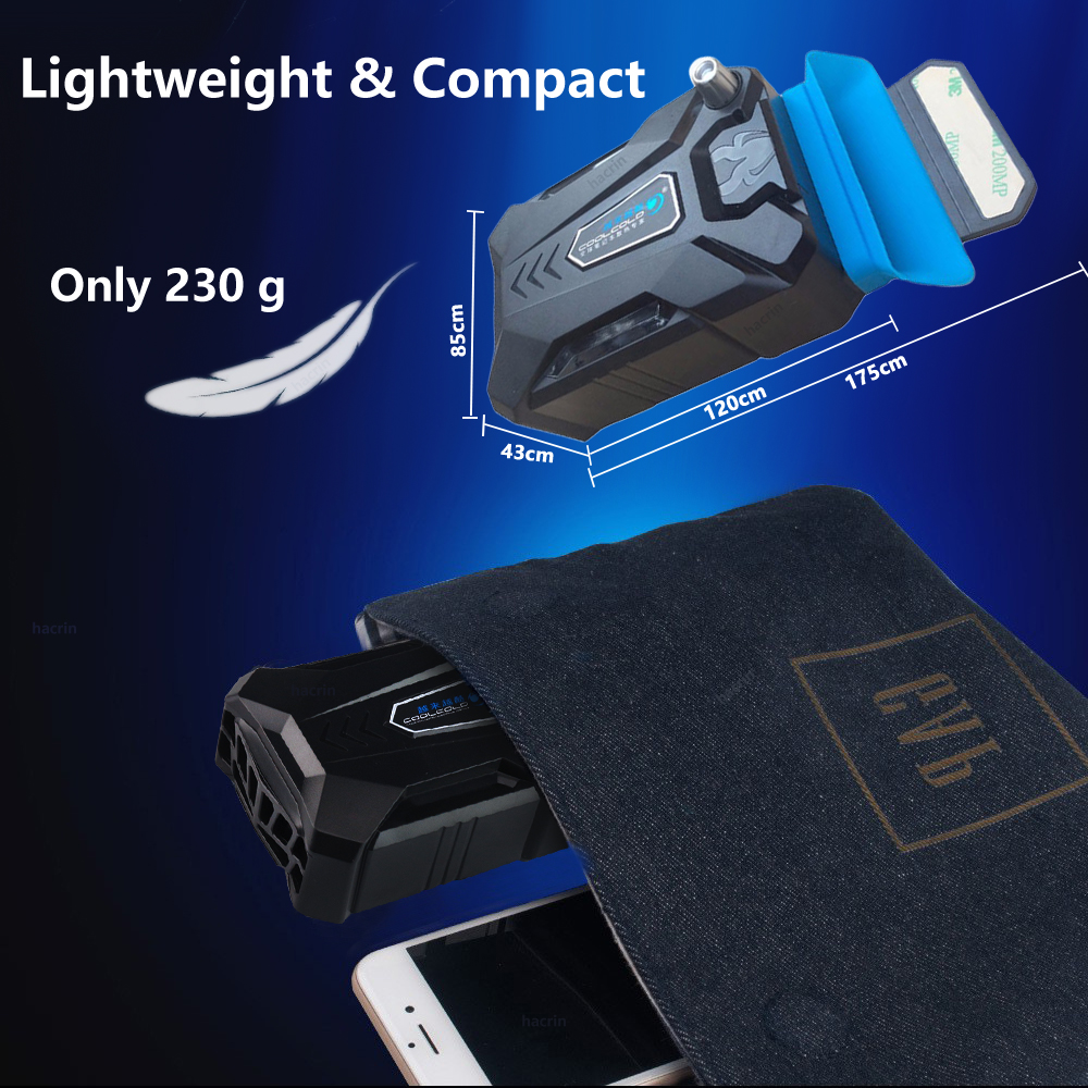 Laptop Cooler Vacuum Portable External Notebook USB Notebook Cooler Extracting Cooling Fan for 15 15.6 17 Inch Laptop Cooling