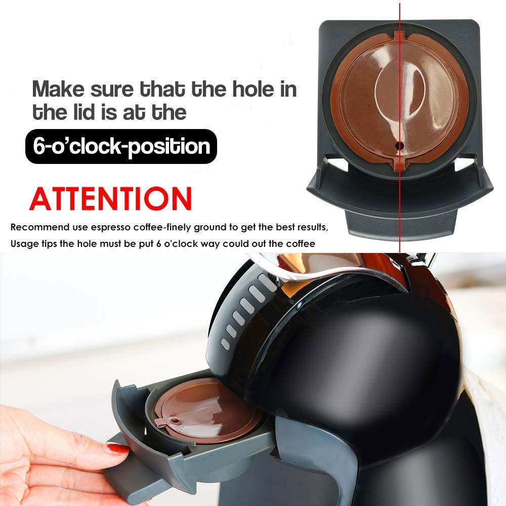 Nestle Dolce Gusto Koffie Capsule Filter Cup Herbruikbare Set Gratis Een Lepel En Een Borstel