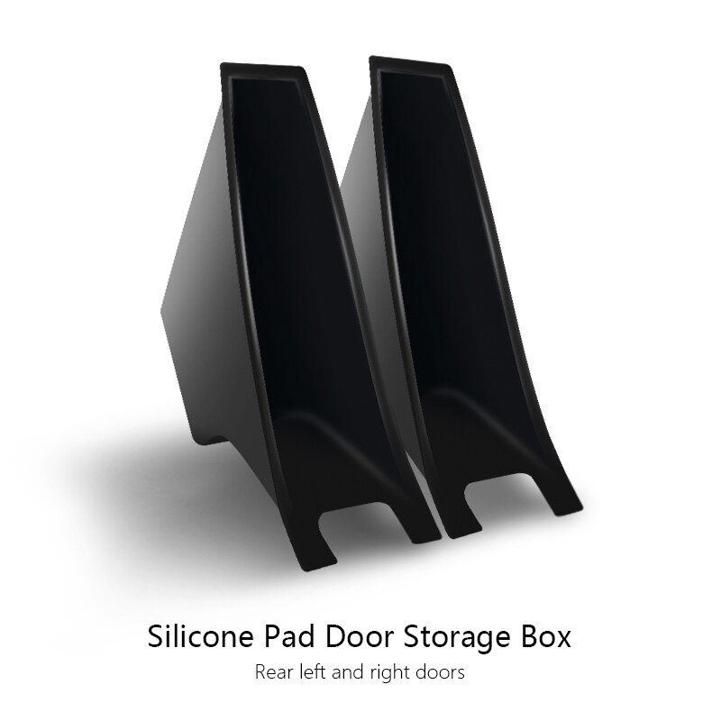 Used For Tesla Model 3 car door storage box car interior accessories: Rear door 02