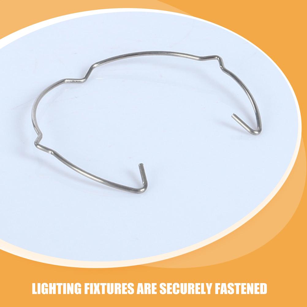 10 st downlight spotlight fjäderklämmor c-ringar metalljärn lampdelar fästspänne hemmakontor kommersiell belysningstillbehör