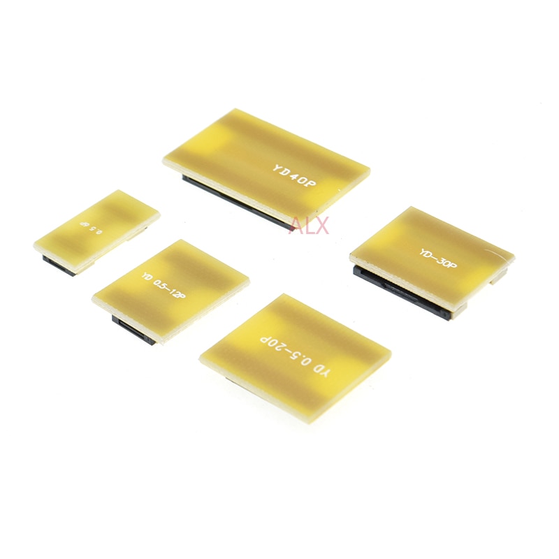 2 stk fpc ffc fleksibelt fladkabel forlængerkort 0.5 mm pitch 6 8 10 12 14 20 30 40 50 pin stik