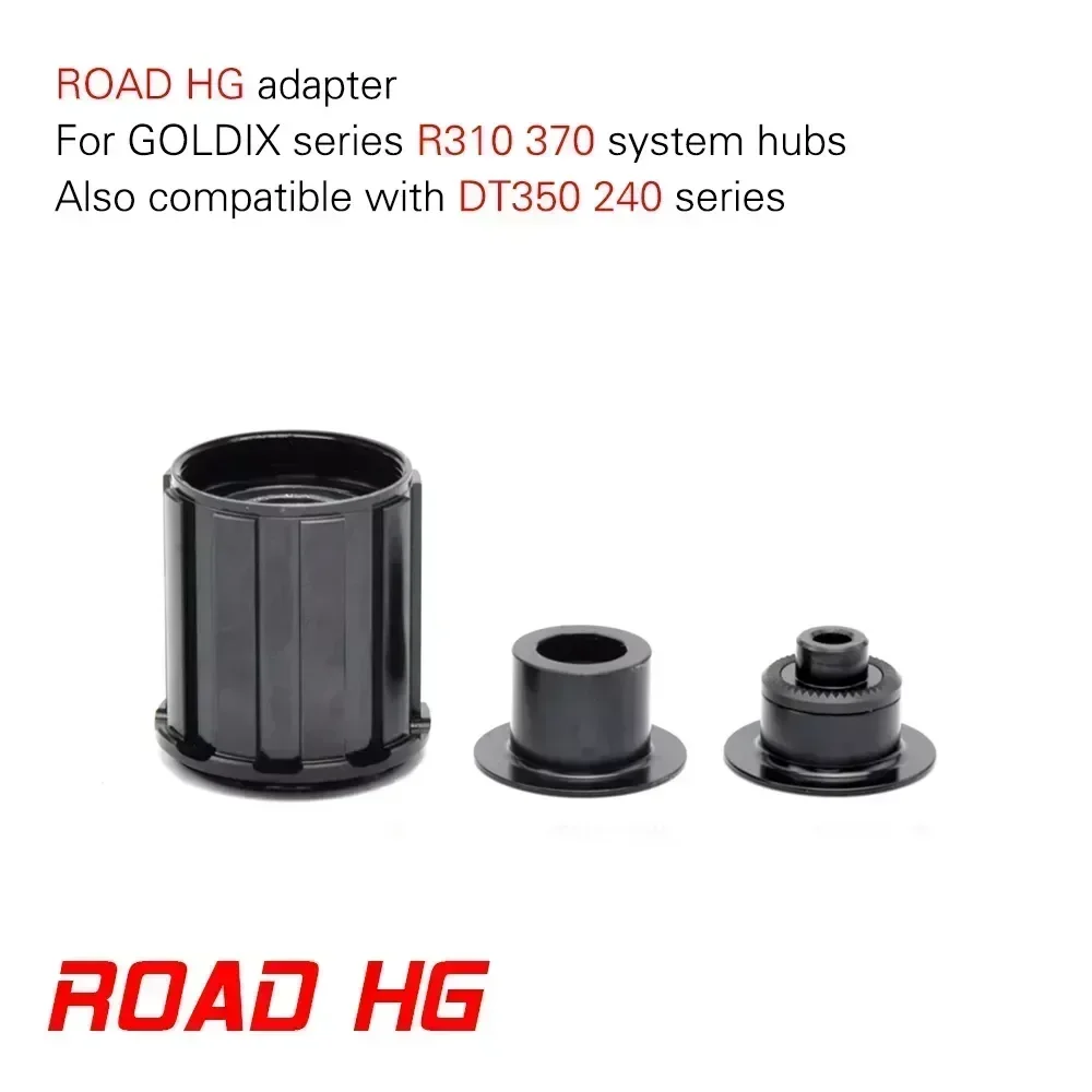 GOLDIX GDR370 ROAD Bicycle Hub 6-bolt Disc Brake Sealed Bearing J-Bend 28/32 Holes Ratchet 36T Hub for Shimano HG 11S SRAM XDR: Chocolate