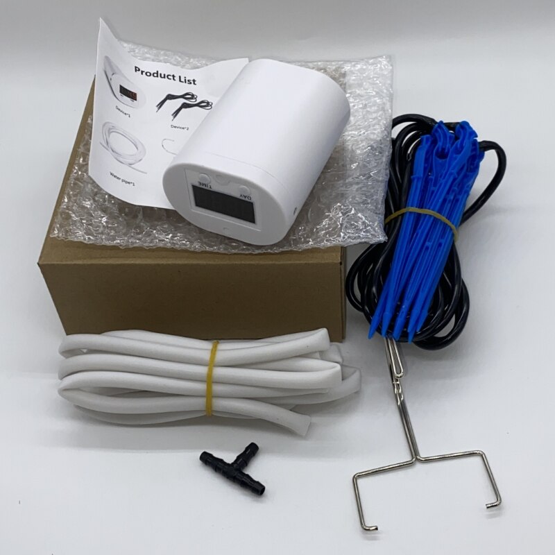 DIY Micro Automatic Drip Irrigation Kit Houseplants Self Watering System with Digital Programmable Water Timer M4YD