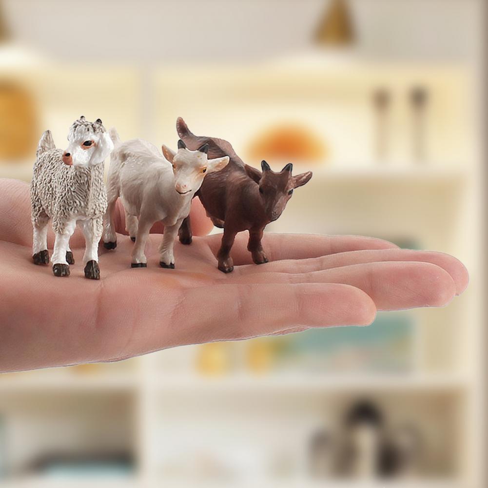 Diy Landbouwgrond Werknemer Schapen Model Beeldje Geit Home Decor Miniatuur Fairy Tuin Decoratie Accessoires Collectie Speelgoed Modellen