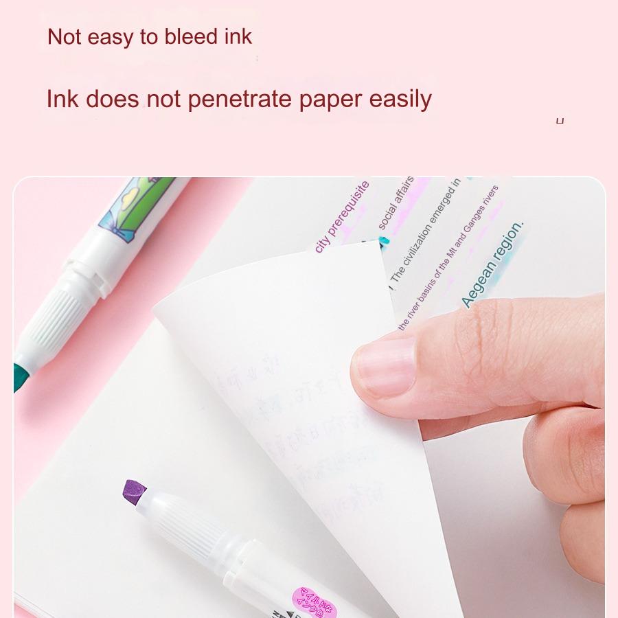 Zebra Handwriting Pen Mildliner Highlighter Set with Broad Fine Dual Tips, Assorted Ink Colors for Marking, Underlining, Drawing