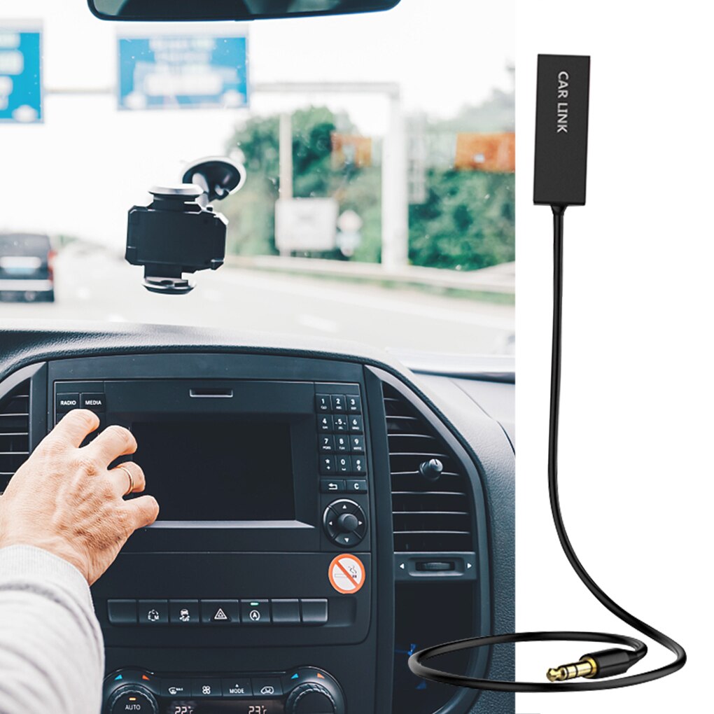Bluetooth Ontvanger Aux Audio Adapter Met 3.5Mm Jack Stereo Draadloze Zender Voor Auto Luidsprekers Hoofdtelefoon