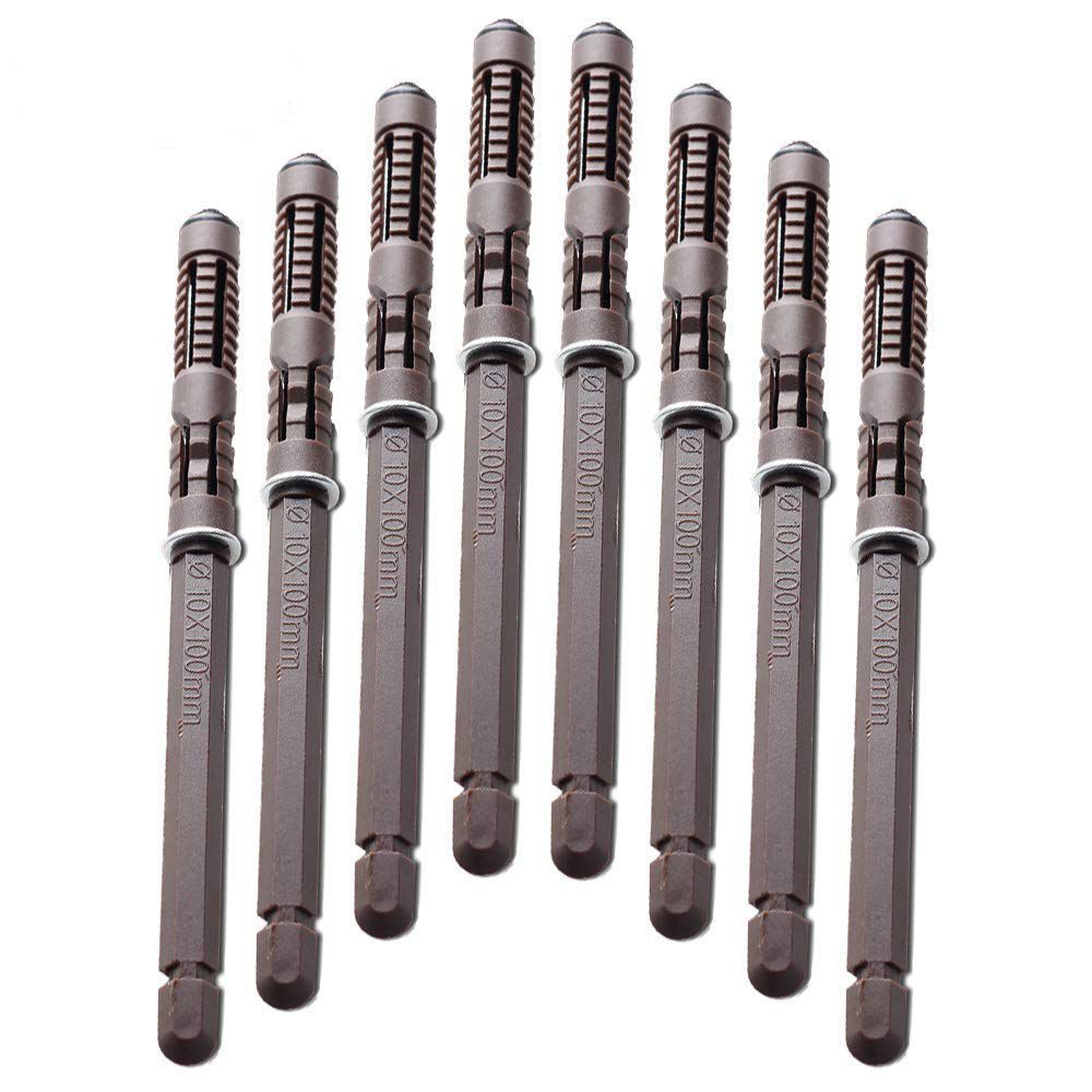 Floating Shelf Brackets -10 Pack Heavy Duty Wood Invisible Shelf Brackets DIY Adjustable Hardware Blind Supports Shelves 120 L