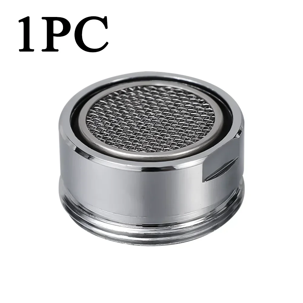 Grifos aireadores de ahorro de agua, grifo de cocina y baño, filtro de burbujeador, boquilla de red, flor suave, boca de agua, llave para evitar salpicaduras, 3 uds.: Blanco