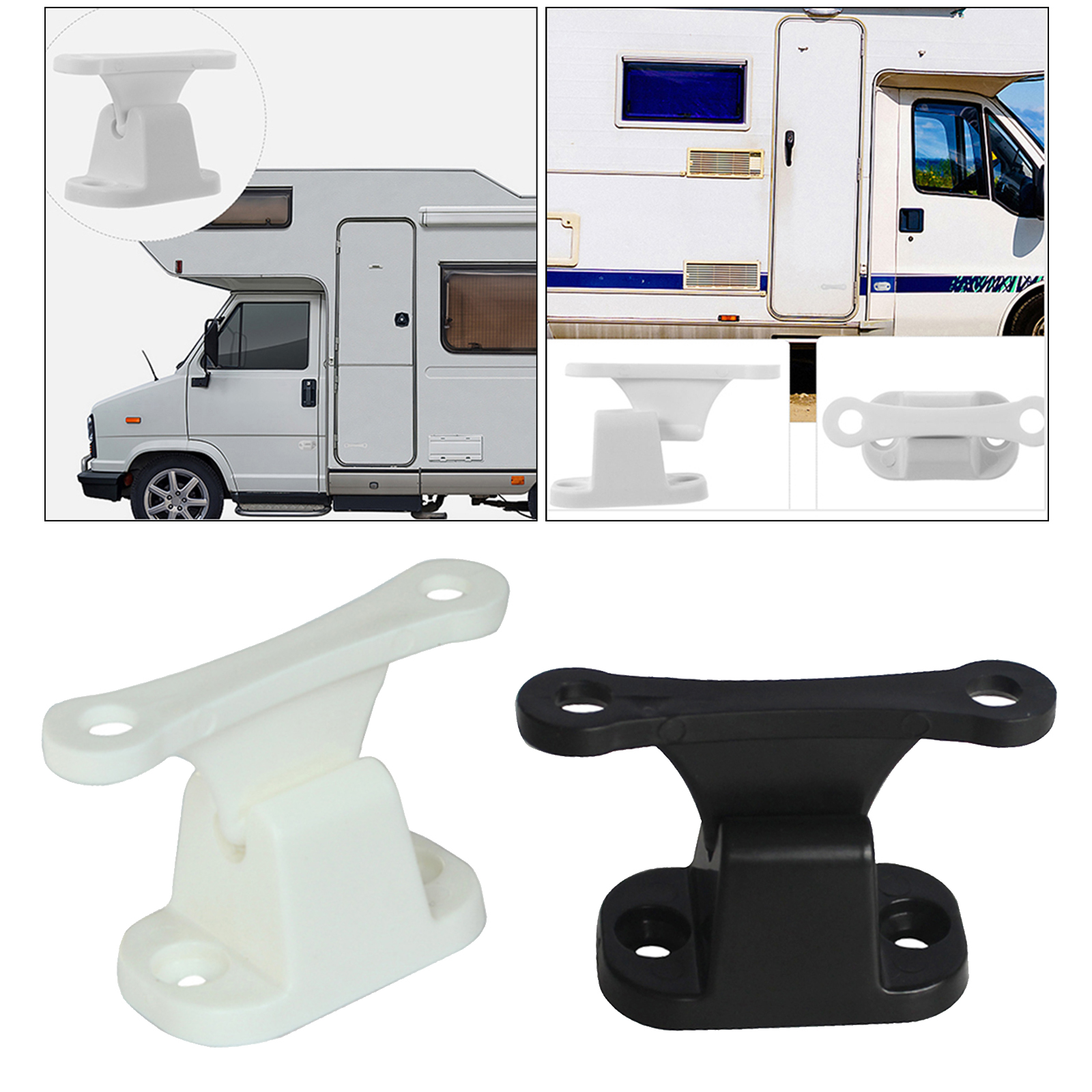 RV Door Retainer Kit T Shape Door Retaining Catch Holder Trailer Camper RV ​Accessories Cabin Door Suction Position Door Buckle