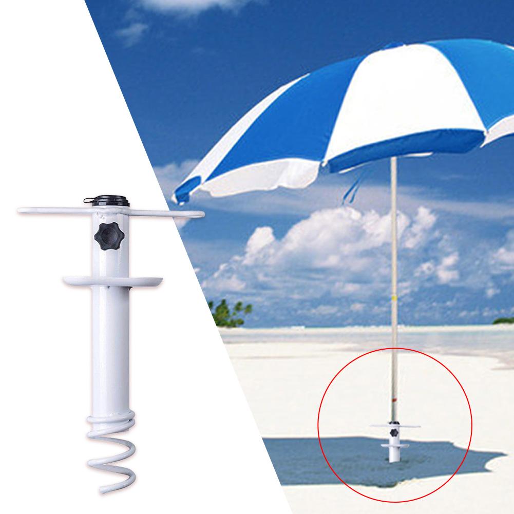 Strand Paraplu Zand Anker Winddicht Draagbare Basis Houder Zware Parasol Anker Stake Voor Caming Vissen Outdoor Accessoires