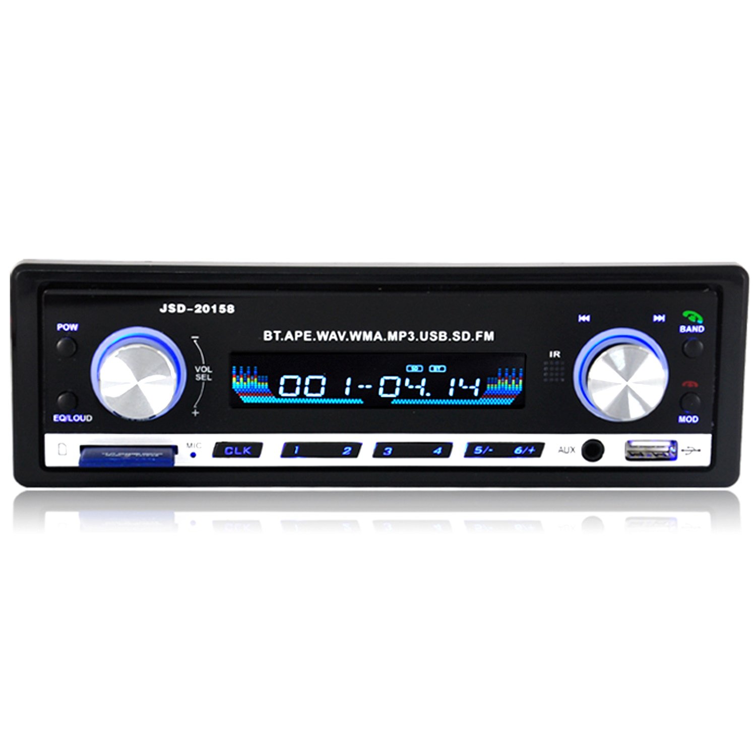 Car radio 12V/24V Bluetooth Autoradio Car Stereo Radio FM Aux Input Receiver SD USB In-dash 1 din Car MP3 Multimedia Player
