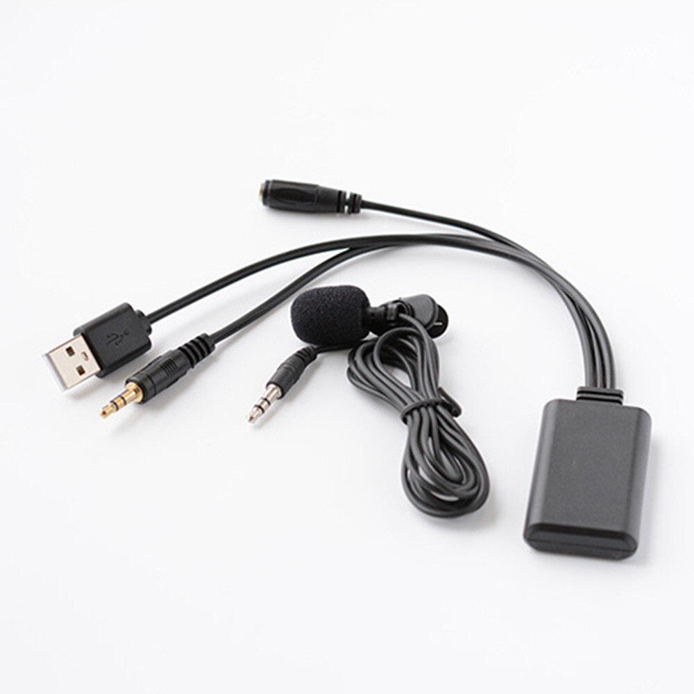 Aux USB Audio Adapter Bluetooth Device Car Parts Trim Universal Wireless