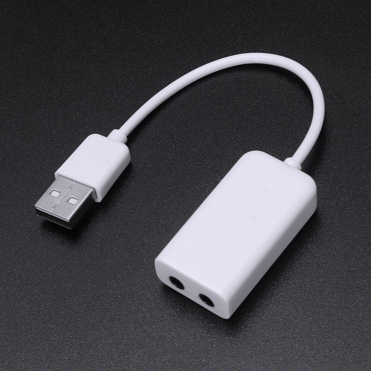 Audio Adapter Sound Adapter Externe Virtual Usb Geluidskaart 7.1 Kanalen 3D Stereo Audio Adapter Converter Connector