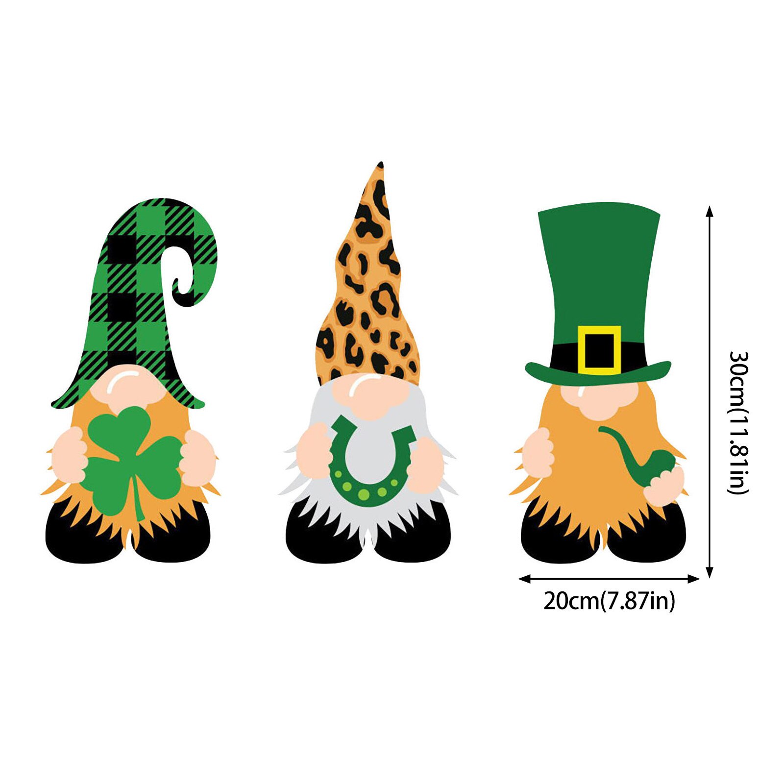 1pc saint-Patrick fête jardin logo ornement maison Festival jardinage signe durable facile à installer pelouse décoration