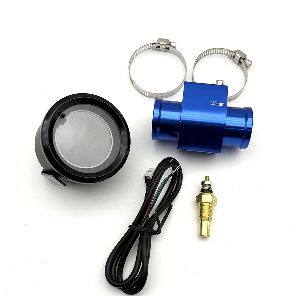 52mm 12V Auto Digital Wassertemperaturanzeige Kit Bunte digitale LCD Wassertemperaturanzeige Verkabelung: Default Title