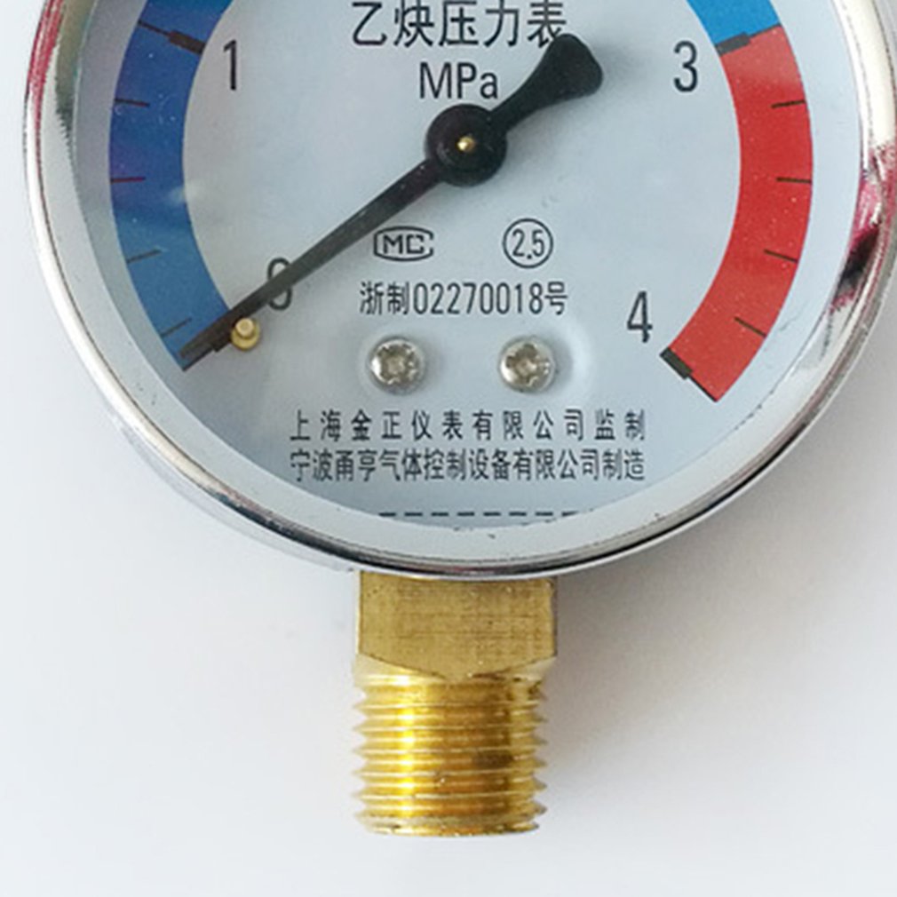 1 pc acetylen 0-25 iltmåler acetylen 0-25y manometer ilt manometer