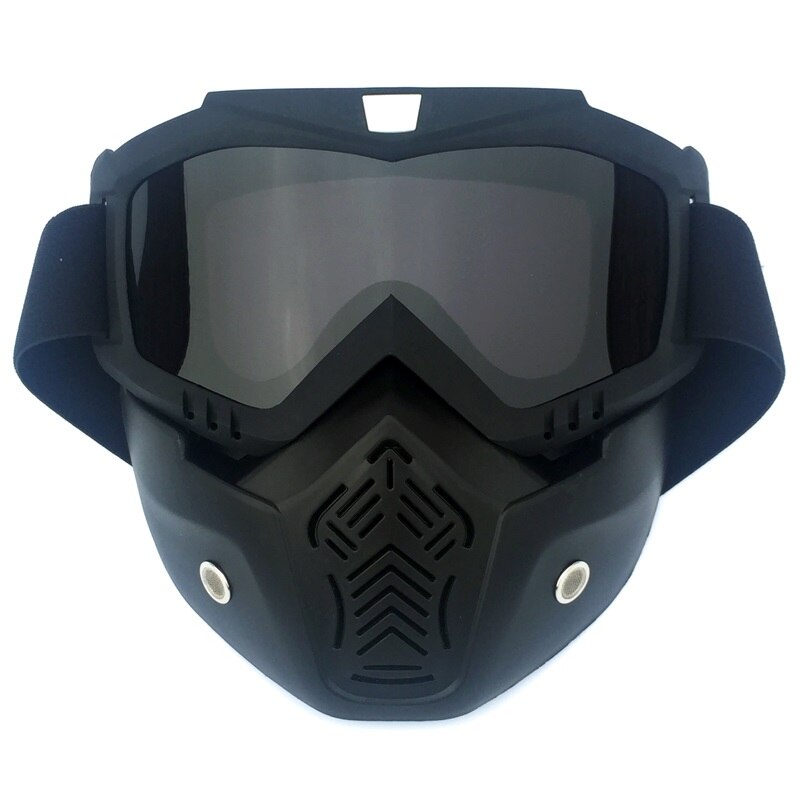 Freies Universal- Motorrad Helm retro Maske Brille Moto-Cross Rennen Reiten Kühlen Helm Brille BF655: C