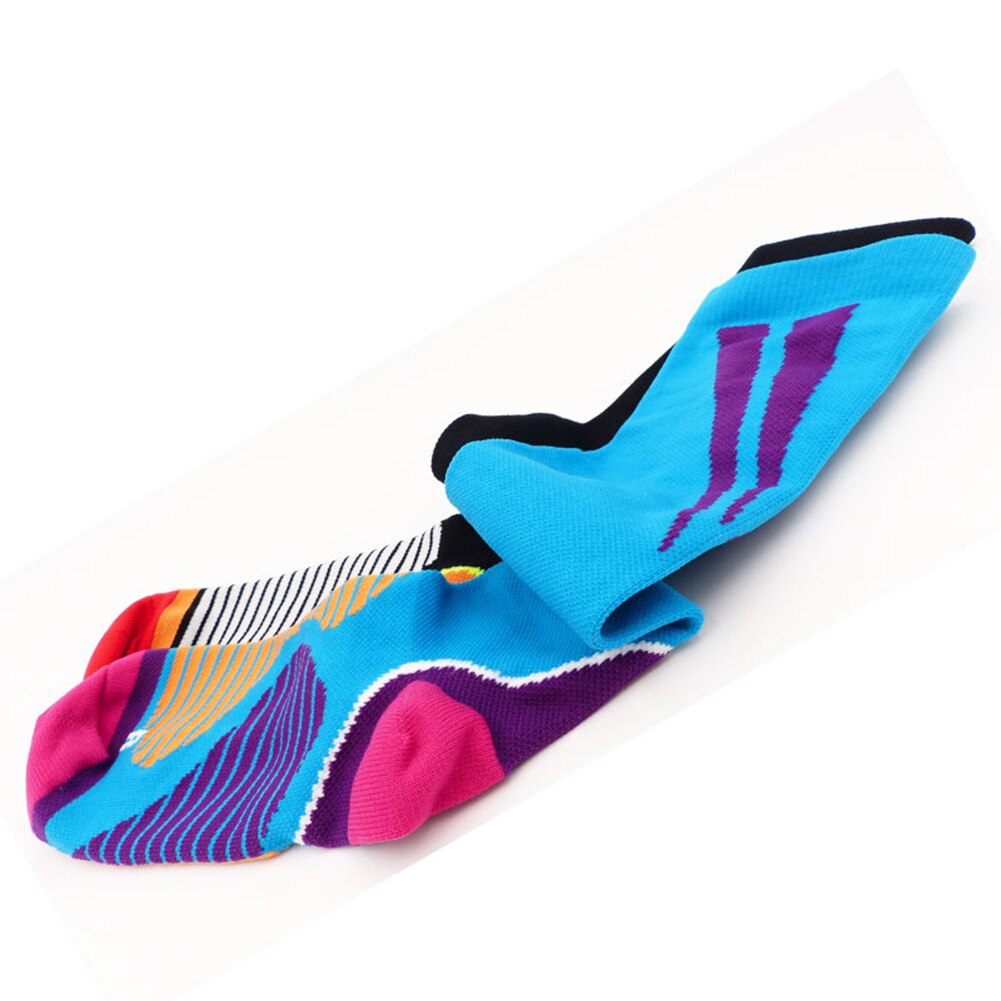 Chaussettes de Compression pour hommes, Absorption des chocs, bas de sport respirant sans couture pour Marathon cyclisme