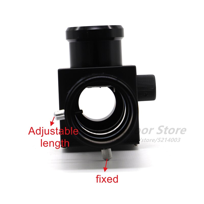 StarPal 1.25" Variable Projection Camera Adapter Adjustable Aluminum Telescope Astrophotography Flip Mirror Camera Adapter
