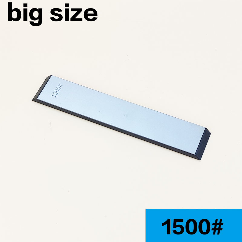 big size Special for sharpening Diamond stone Diamond knife Sharpener blade Portable Home use with base Sharpening stone bar: 1500 grit