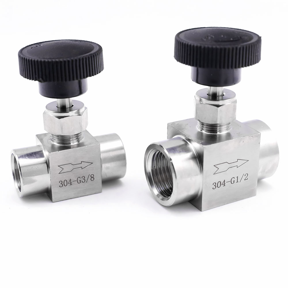 1/8" 1/4" 3/8" 1/2" BSP NPT Stainless Steel Female SS 304 Tube Shut Off Flow Control Adjustable Needle Valve For Water Gas Oil