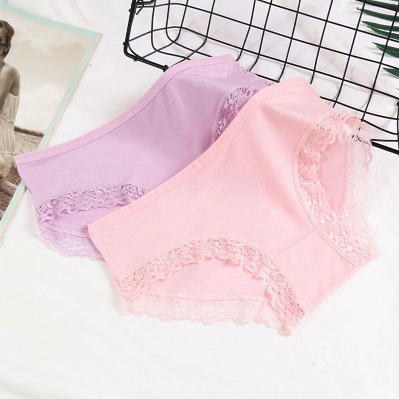 5 pz/lotto intimo bambino bambini ragazza pizzo mutandine corte biancheria intima per bambini per ragazza slip mutande di cotone morbido 9-20T