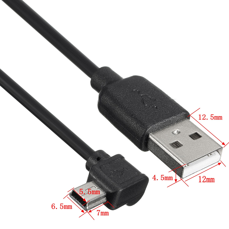 LEORY Mini USB Charger DC Power Cable Data Sync Cable For PS3 Camera MP3 MP4 GPS For TomTom Mini ONE XL XXL 150CM