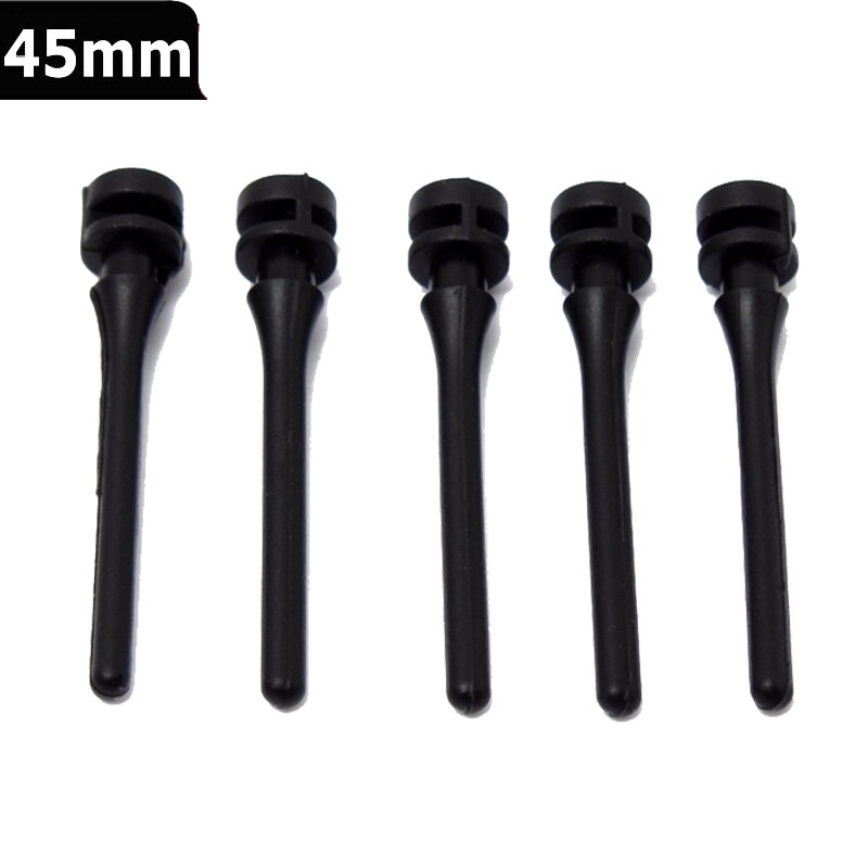 Tornillos de goma para ventilador de PC, remache de Pin de tornillo de 45mm y 65mm, tornillos de silicona antivibración para absorción de ruido, 20 Uds.