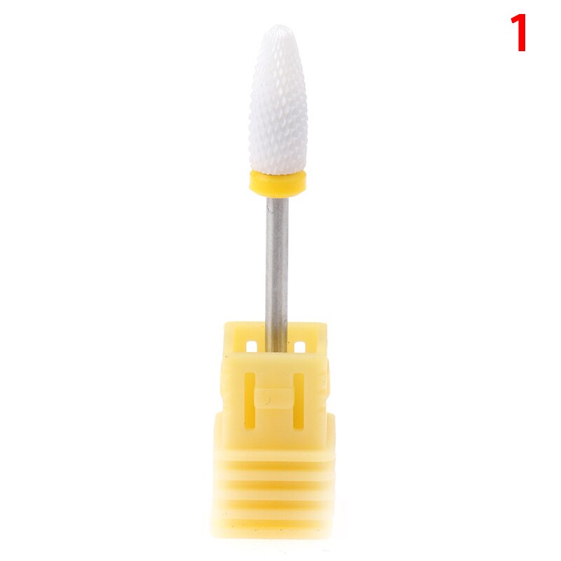 Limas eléctricas para uñas broca fresadora para manicura molino cerámica de uñas de manicura de pedicura de lijado de la cabeza: A1