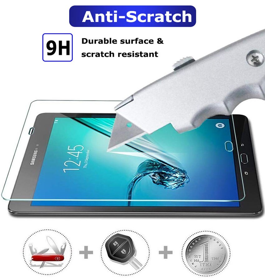 Vidrio protector de pantalla para Samsung Galaxy Tab S2 S3 9,7 pulgadas SM-T810 T815 T817 T819 T820 SM-T825 T829 película de vidrio templado