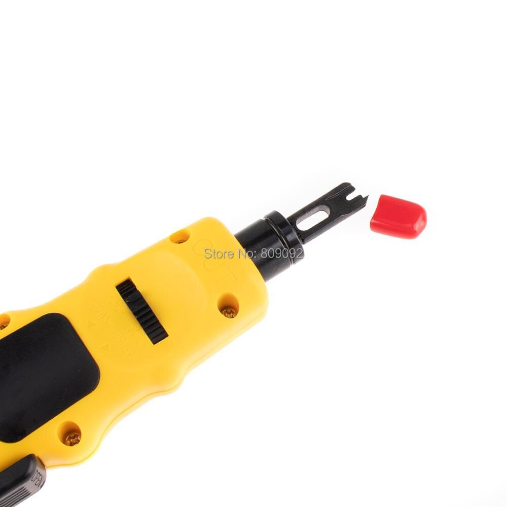 4 in 1 Multi Function Module Network punching Tools Punch Down Impact Tool With Wire Insertion Cutting Function Screwdriver