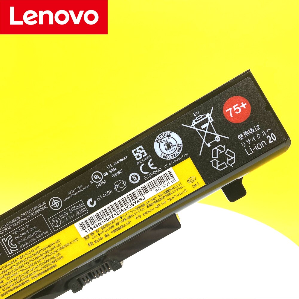 Alkuperäinen kannettavan tietokoneen akku lenovo ideapad  g480 g485 y480 g410 g400 g500 g510 g580 g485 z480 z485 g585 l11 l 6 y 01 :lle