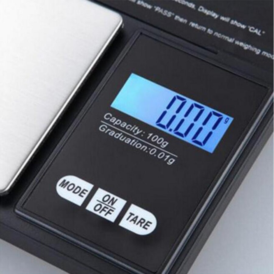 Weighing scale portable stainless steel mini High-precision digital pocket scale electronic jewelry gold and silver scales
