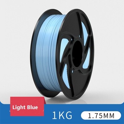PLA 3D Printer Filament 1.75mm 30 Colors Sample for 3D Printing Materials: Light blue